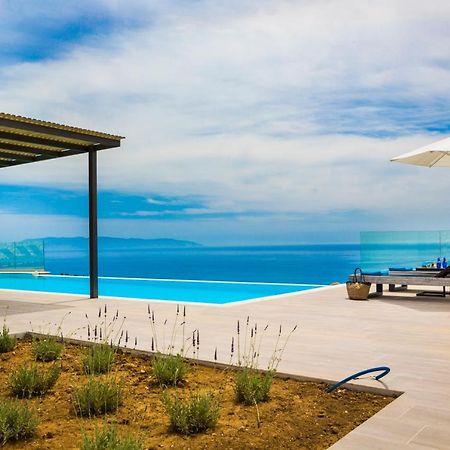 New Villa Blue With Private Pool At Trapezaki Livathos  Zewnętrze zdjęcie
