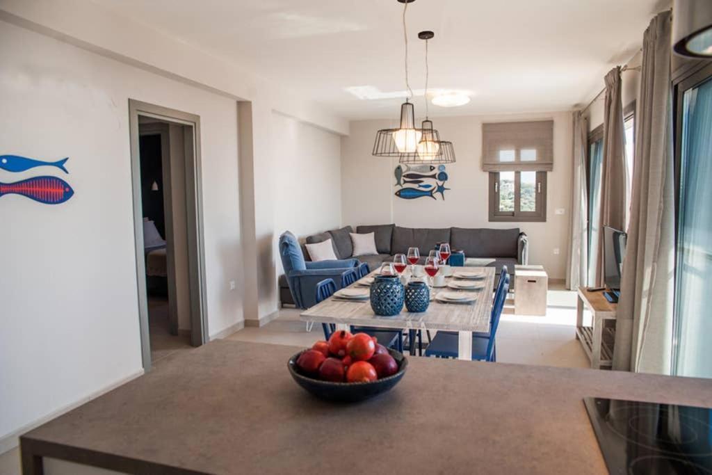 New Villa Blue With Private Pool At Trapezaki Livathos  Zewnętrze zdjęcie
